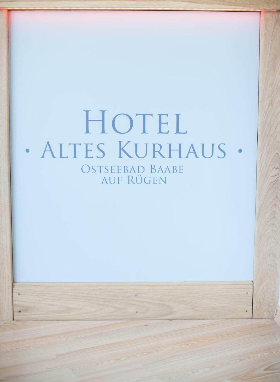 Hotel Altes Kurhaus Baabe Exteriér fotografie